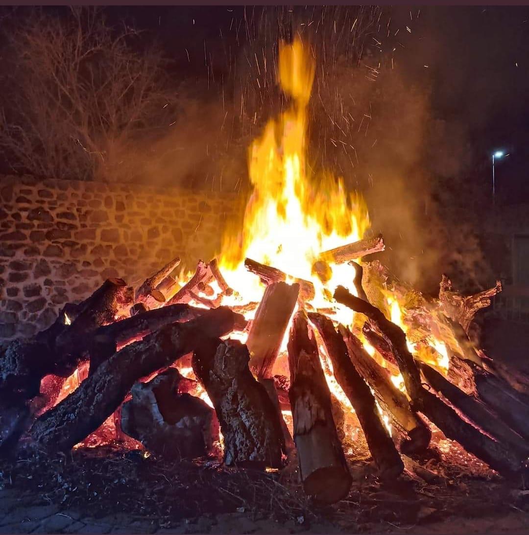 falò in onore di S. Antonio